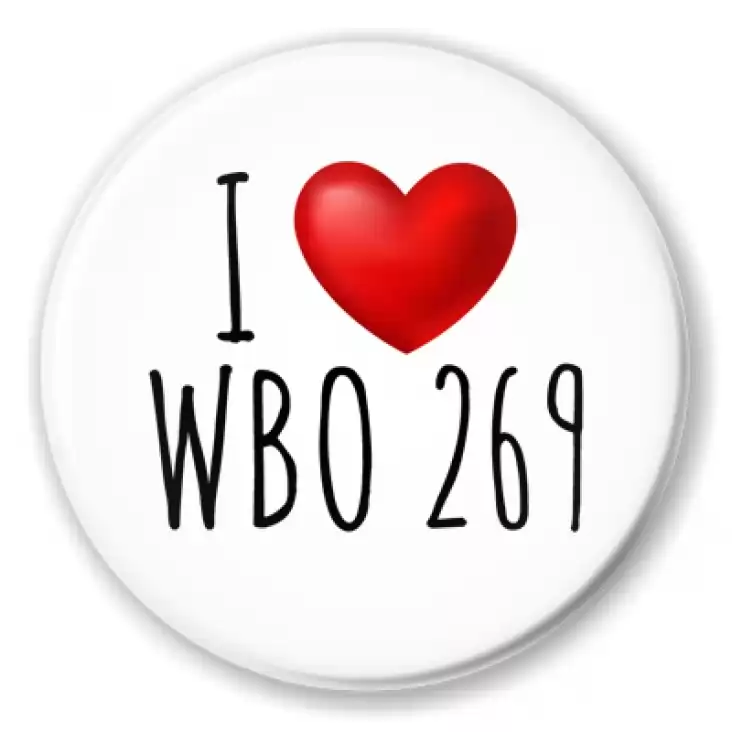 przypinka I love WBO 269