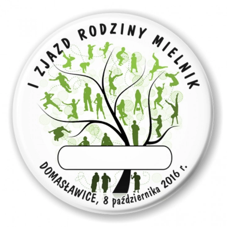 przypinka I zjazd rodziny Mielnik