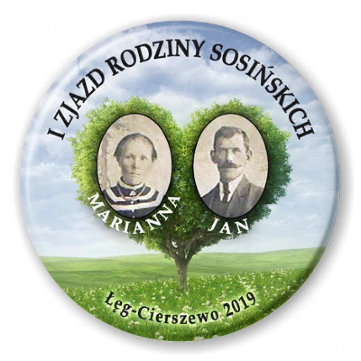 przypinka I Zjazd Rodziny Sosińskich