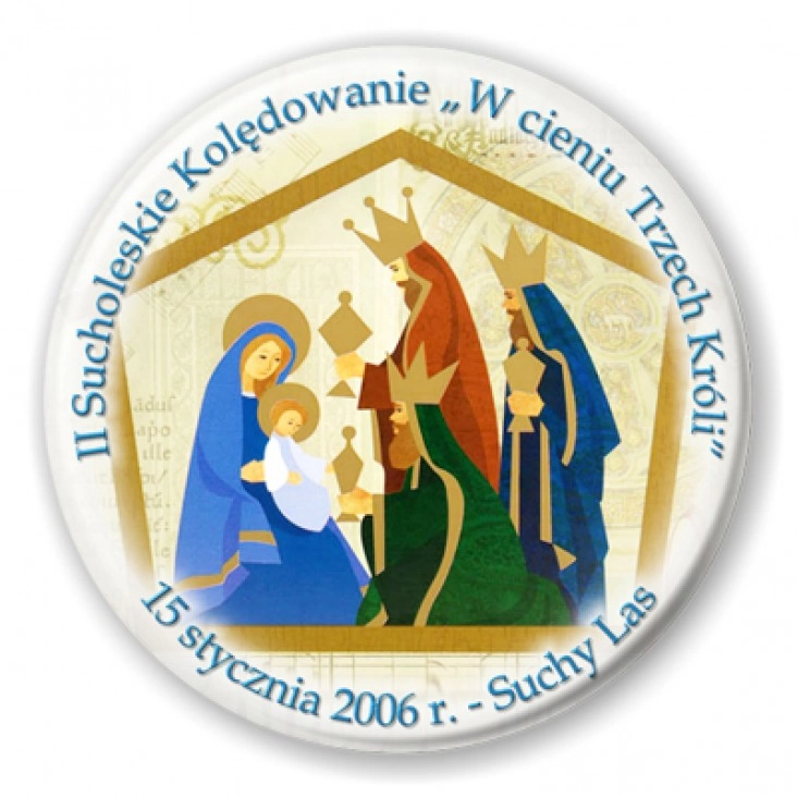 przypinka II Sucholeskie Kolędowanie