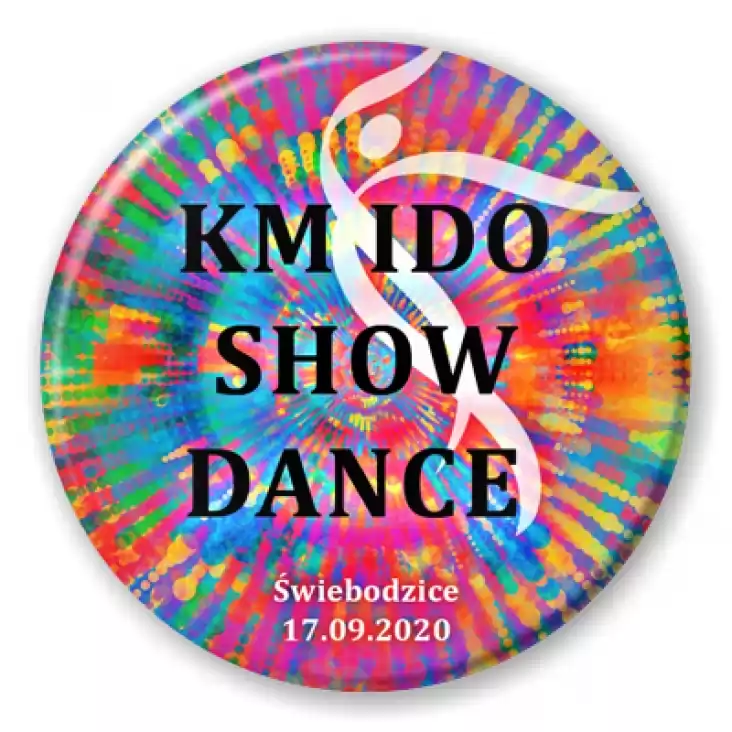 przypinka KM IDO Show Dance