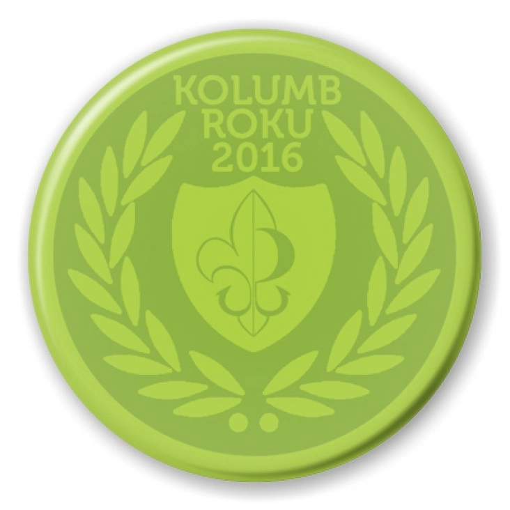 przypinka Kolumb Roku 2016