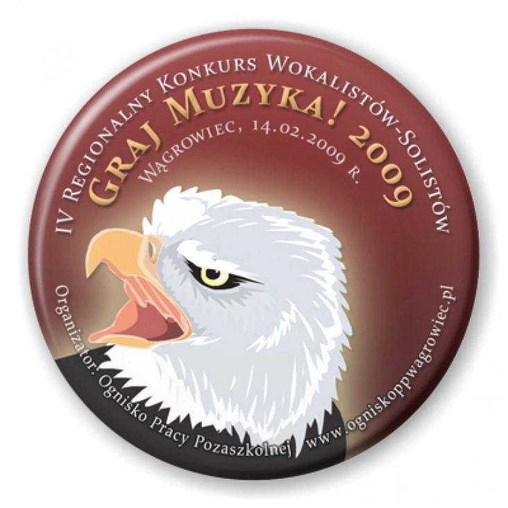przypinka Konkurs Graj Muzyka