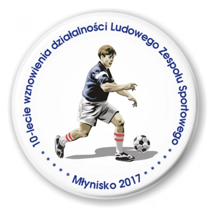 przypinka Ludowy Klub Spotowy Młynisko