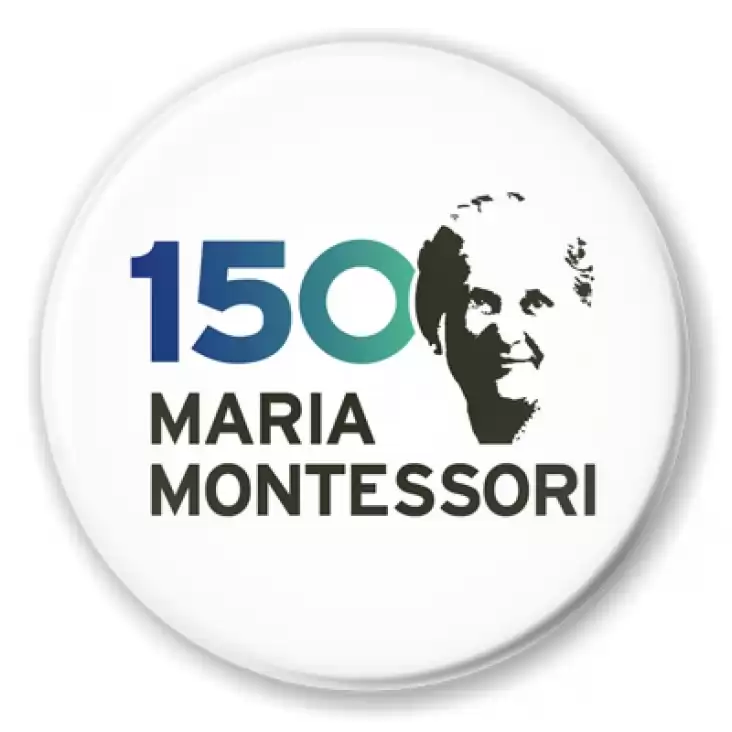 przypinka Maria Montessori