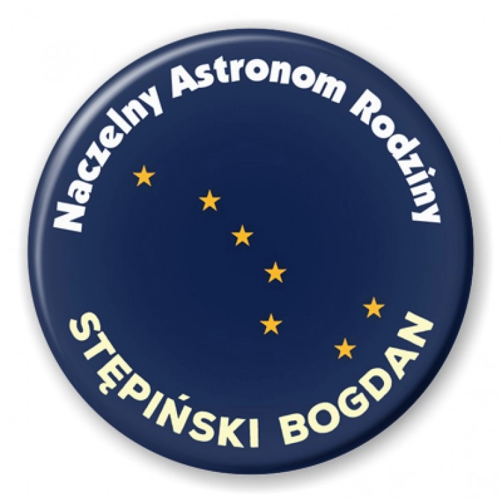 przypinka Naczelny Astronom Rodziny