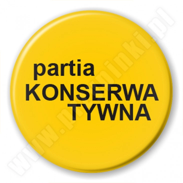 przypinka Partia konserwatywna