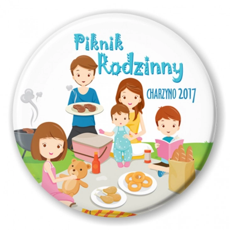 przypinka Piknik Rodzinny 2017
