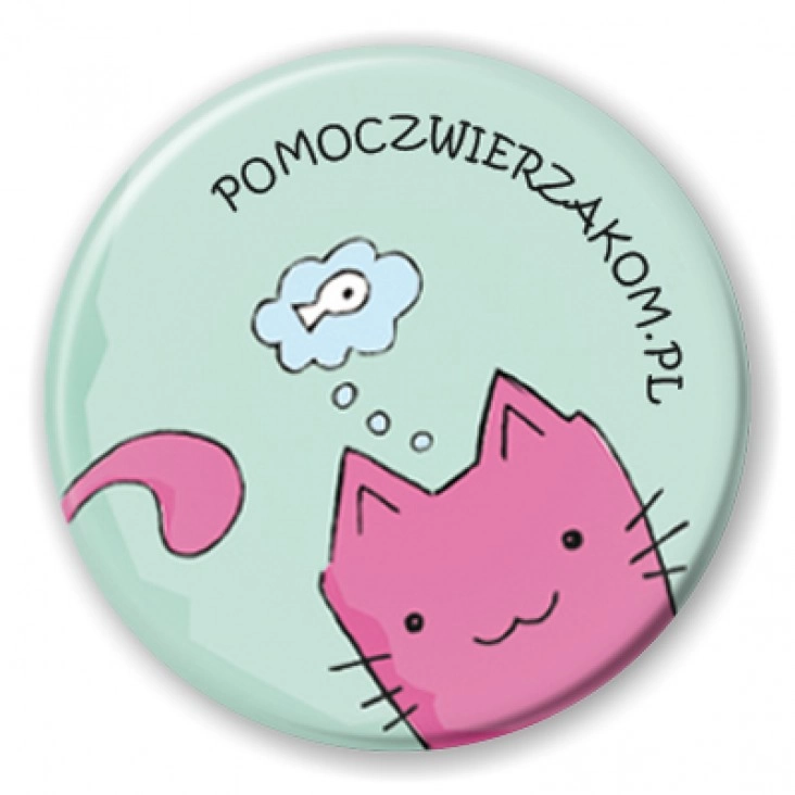 przypinka pomoczwierzakom.pl