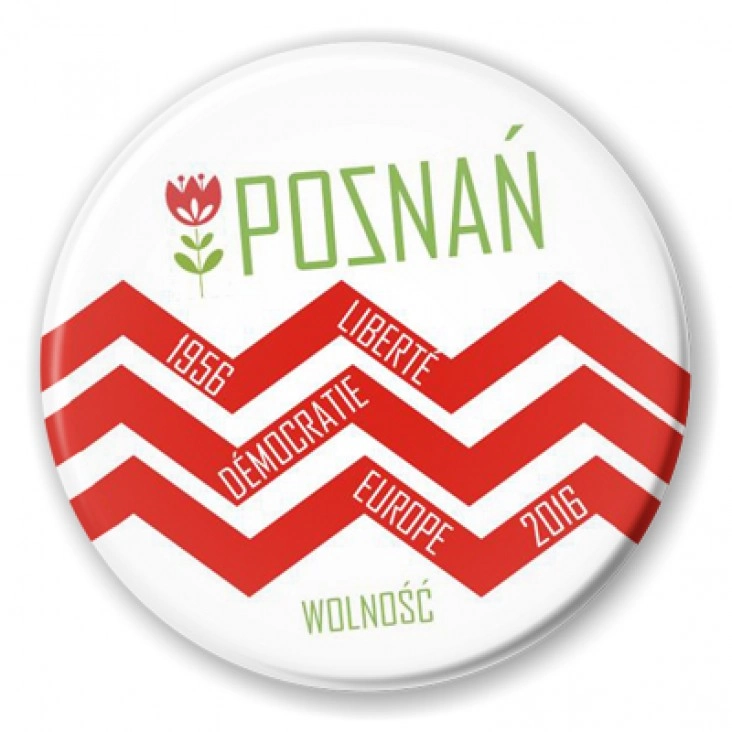 przypinka Poznań - WOLNOŚĆ
