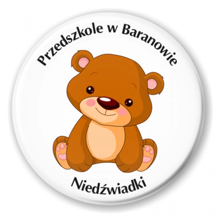 przypinka Przedszkole w Baranowie