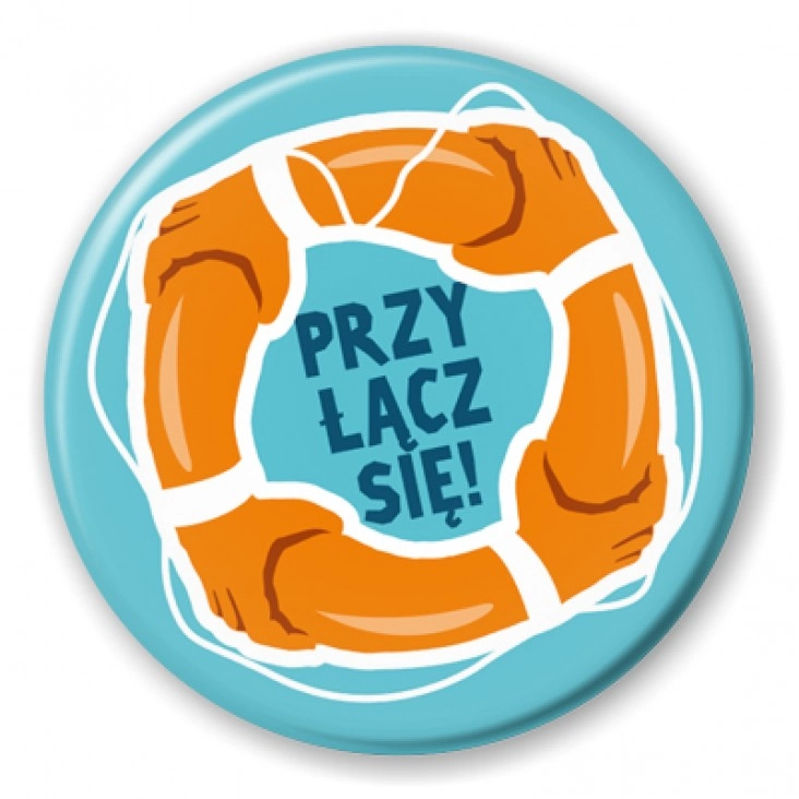 przypinka Przyłącz się!
