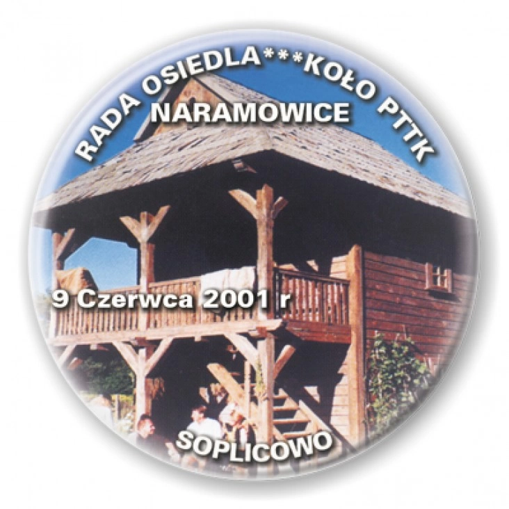 przypinka Rada osiedla - Koło PTTK Naramowice