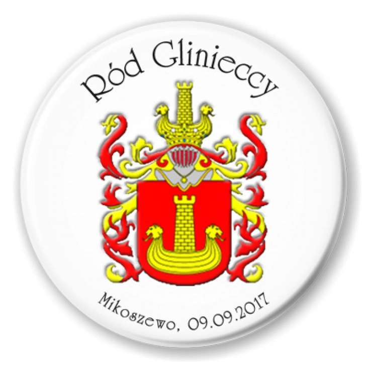 przypinka Ród Glinieccy