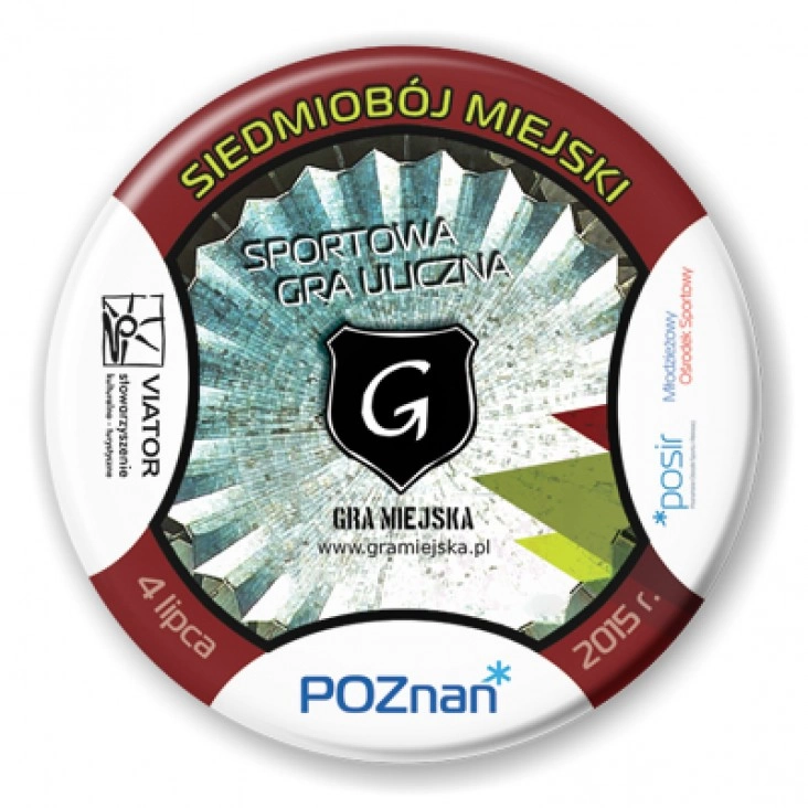 przypinka Siedmiobój Miejski