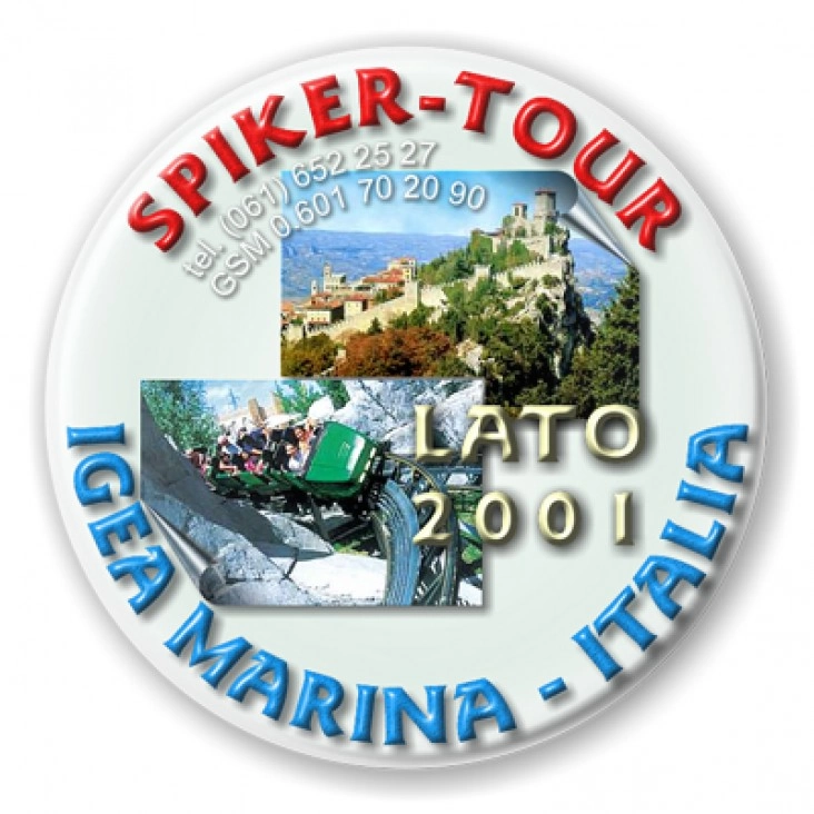 przypinka Spiker-Tour Italia