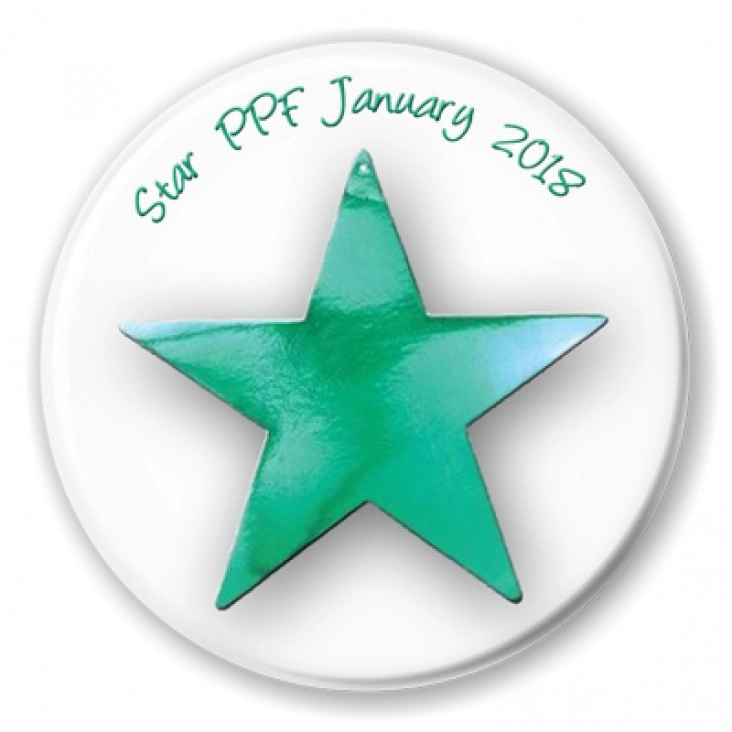 przypinka Star PPF January 2018