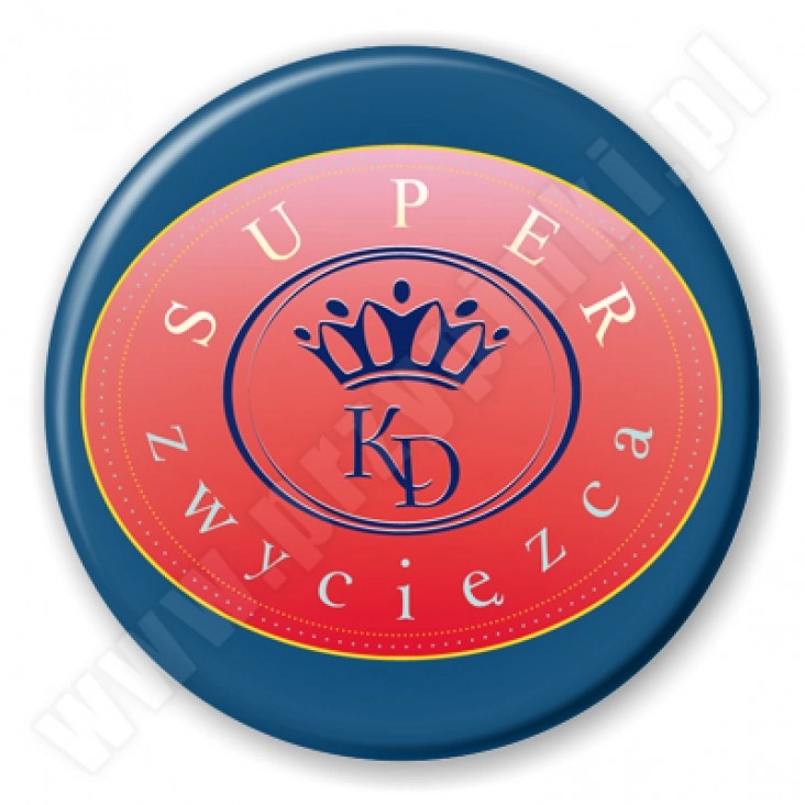 przypinka Super zwycięzca
