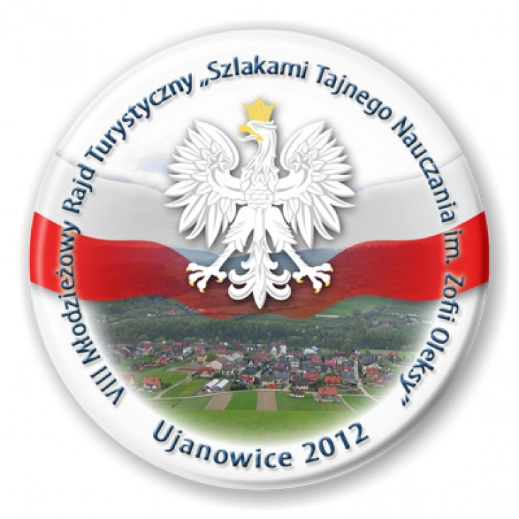 przypinka Szlakami Tajnego Nauczania im. Zofii Oleksy 2012