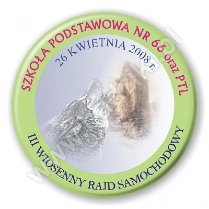 przypinka Wiosenny Rajd Samochodowy