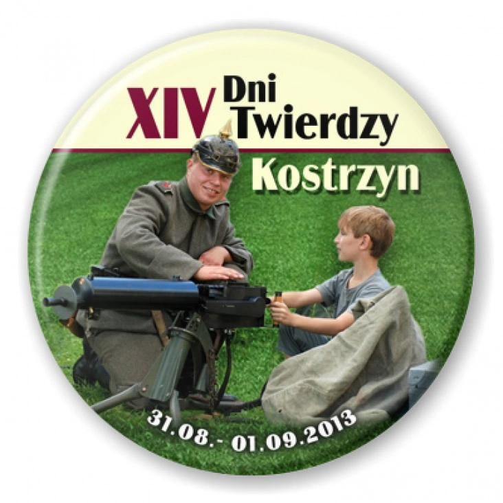 przypinka XIV Dni Twierdzy Kostrzyn