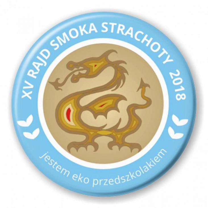 przypinka XV Rajd Smoka Strachoty