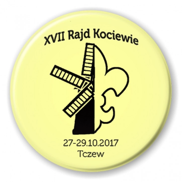 przypinka XVII Rajd Kociewie