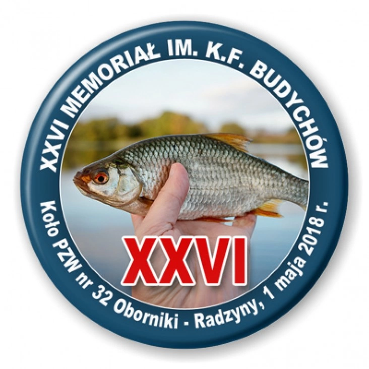 przypinka XXVI Memoriał K.F. Budychów