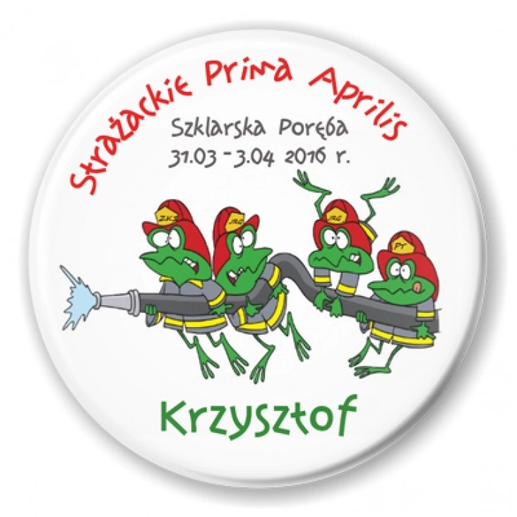 przypinka Żaby