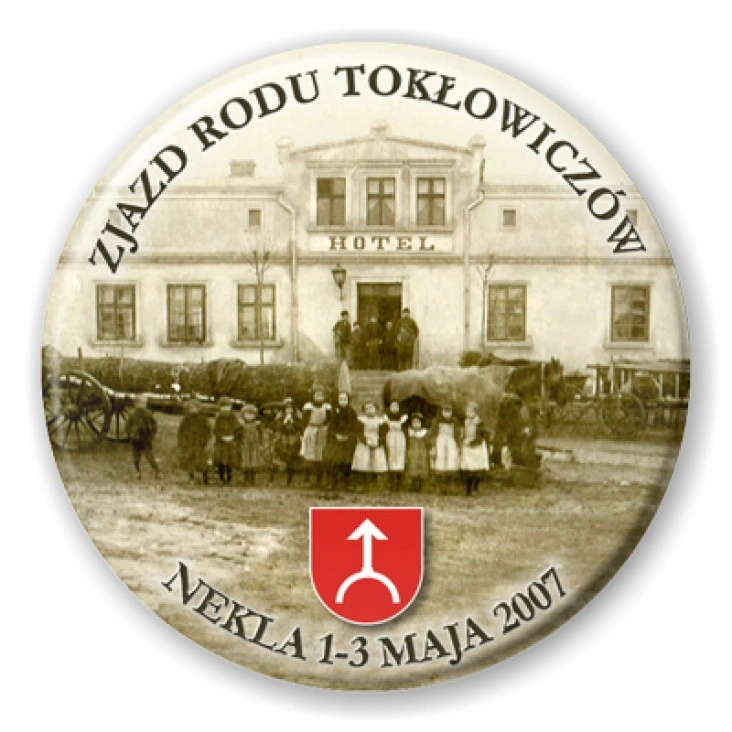 przypinka Zjazd Rodu Tokłowiczów 