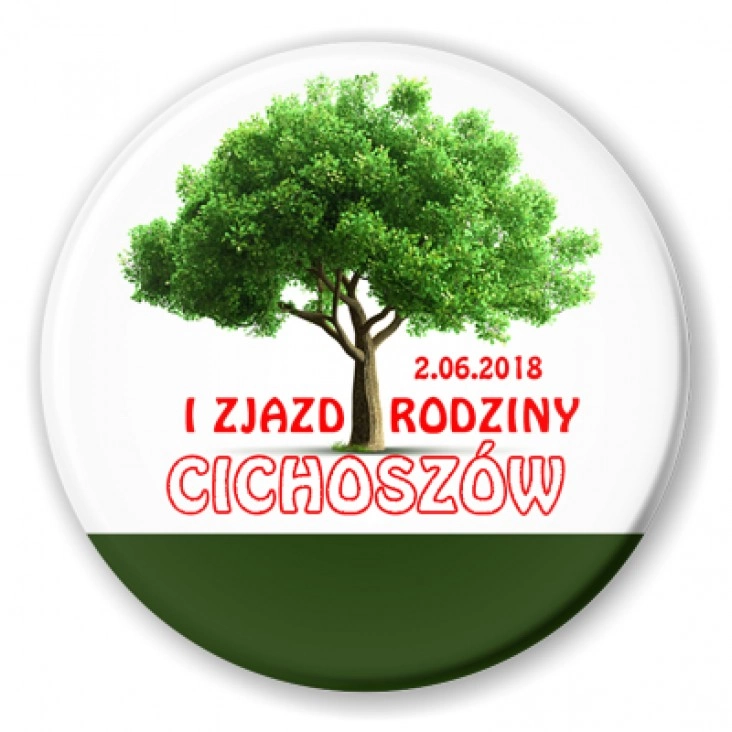 przypinka Zjazd Rodziny Cichoszów
