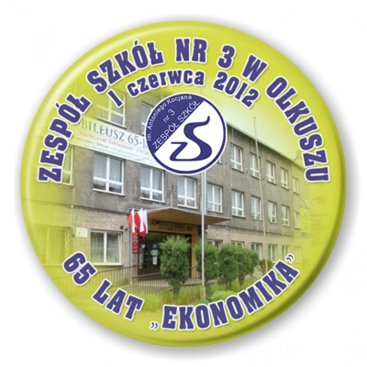 przypinka ZS nr 3 w Olkuszu
