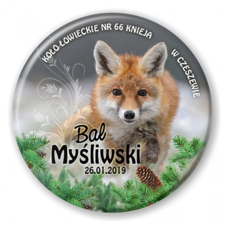 przypinka Bal Myśliwski 2019