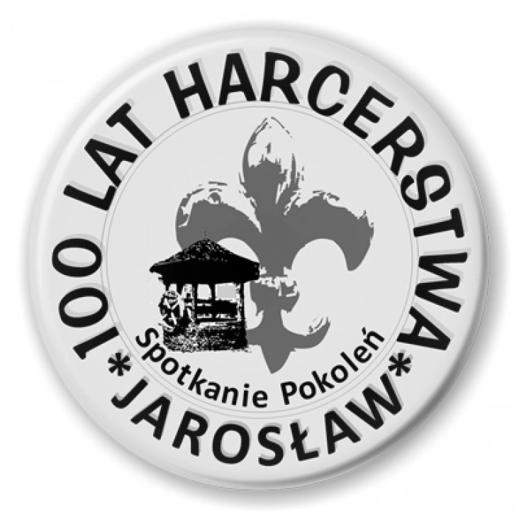 przypinka 100 lat Harcerstwa - Jarosław
