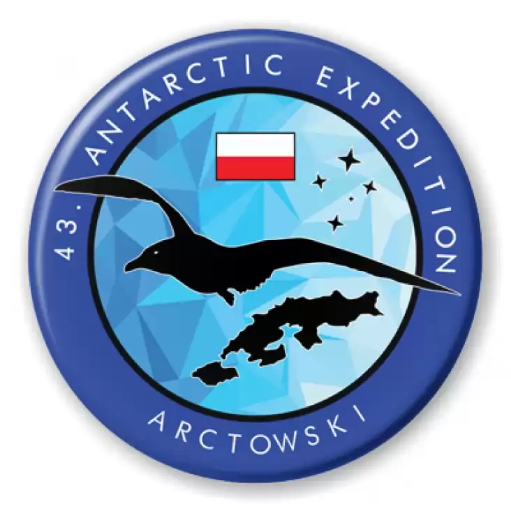 przypinka 43. Antarctic Expedition