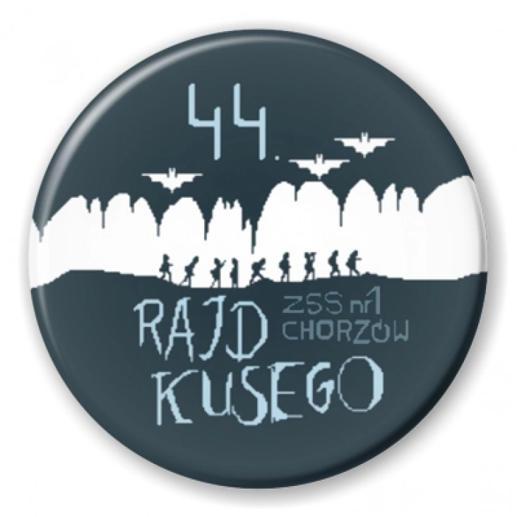 przypinka 44. Rajd Kusego