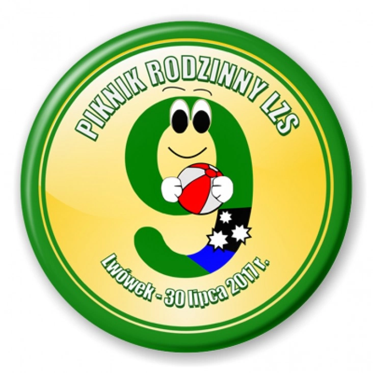 przypinka 9 Piknik Rodzinny LZS