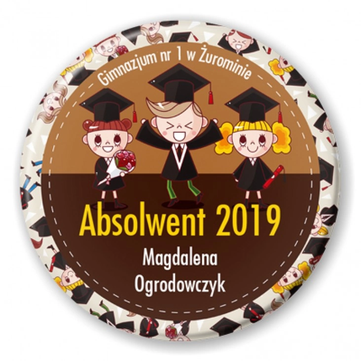 przypinka Absolwent 2019