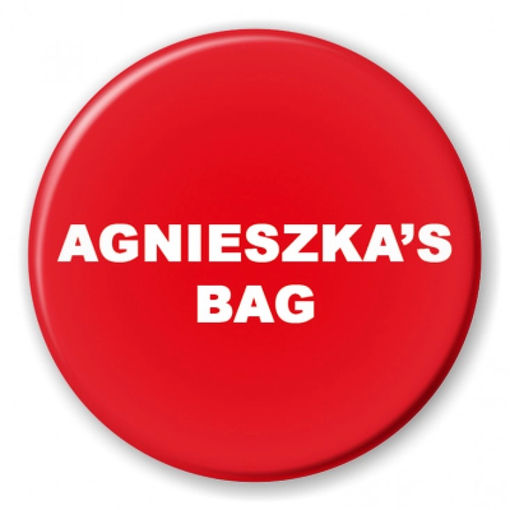 przypinka Agnieszka`s bag