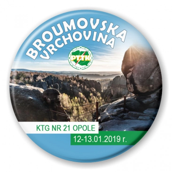 przypinka BROUMOVSKA VRCHOVINA