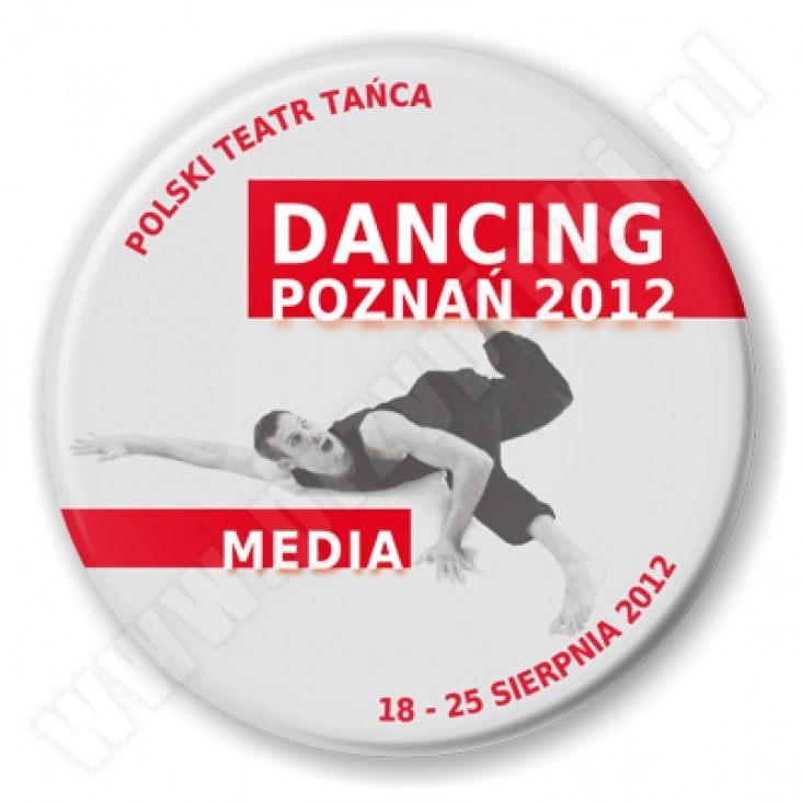 przypinka Dancing Poznań 2012 - media