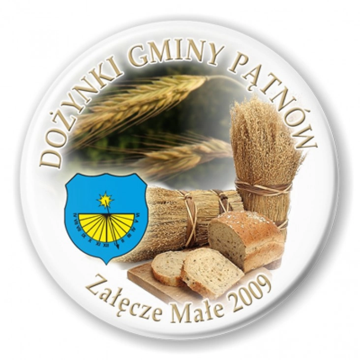 przypinka Dożynki Gminy Pątnów