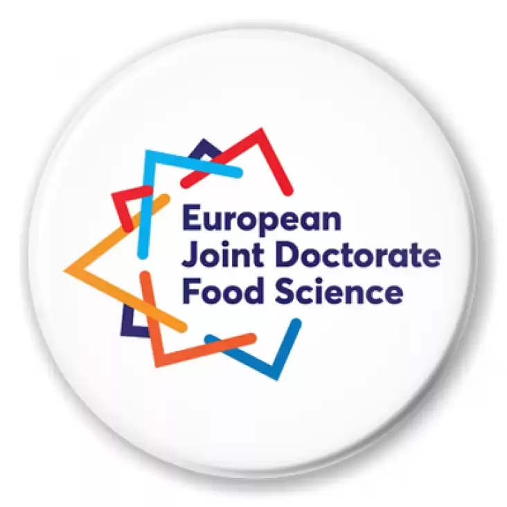 przypinka European Joint Doctorate Food Science