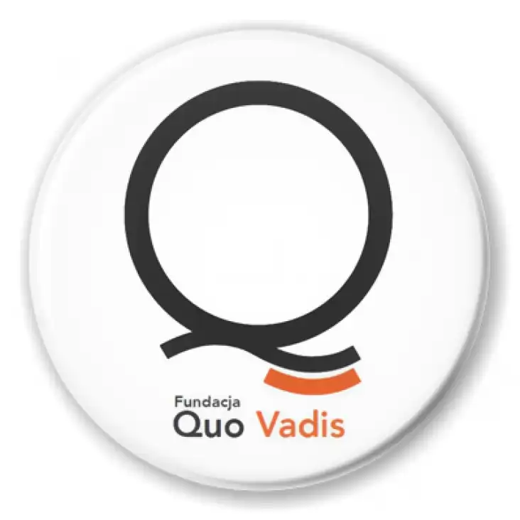 przypinka Fundacja Quo Vadis