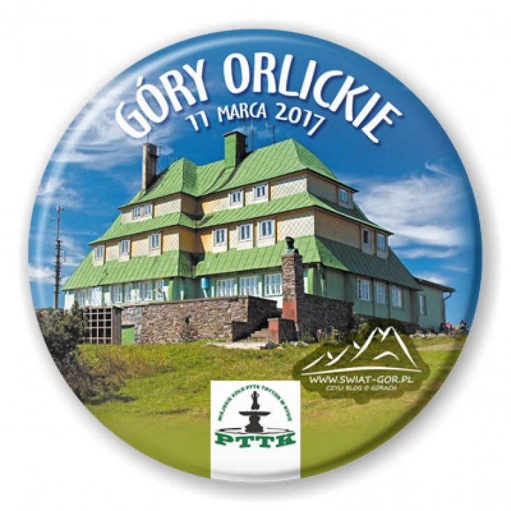 przypinka Góry Orlickie