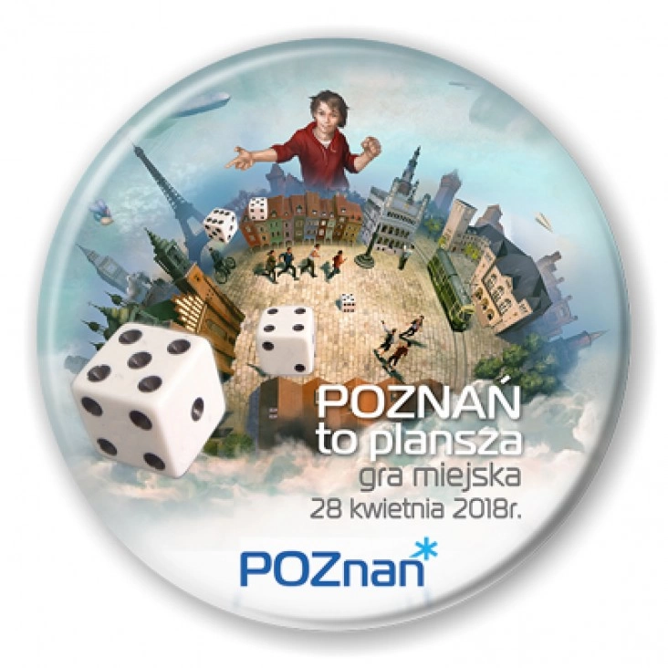 przypinka Gra Miejska - Poznań 2018