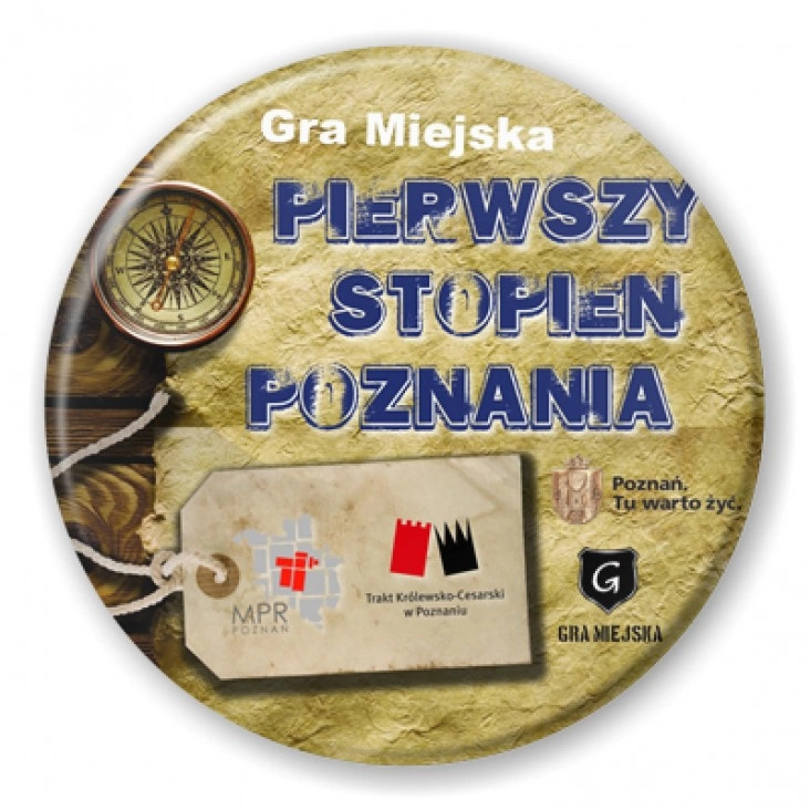 przypinka Gra Miejska Poznań