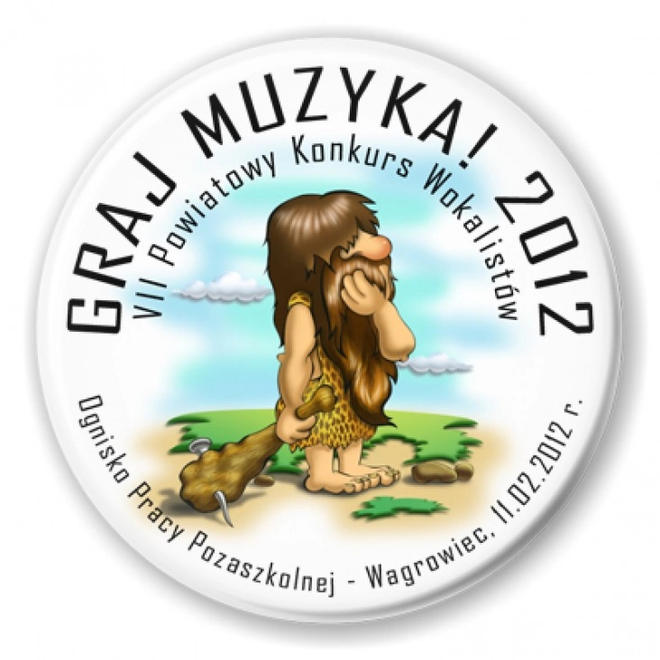 przypinka Graj Muzyka! 2012