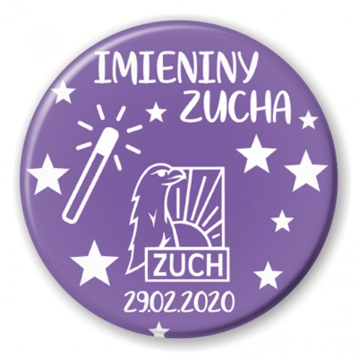 przypinka Imieniny Zucha