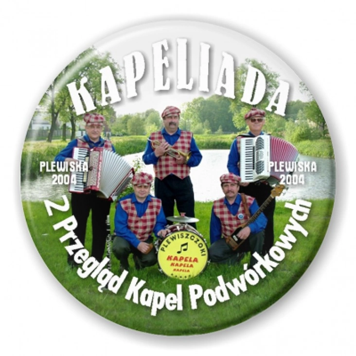 przypinka Kapeliada - 2 Przegląd Kapel Podwórkowych